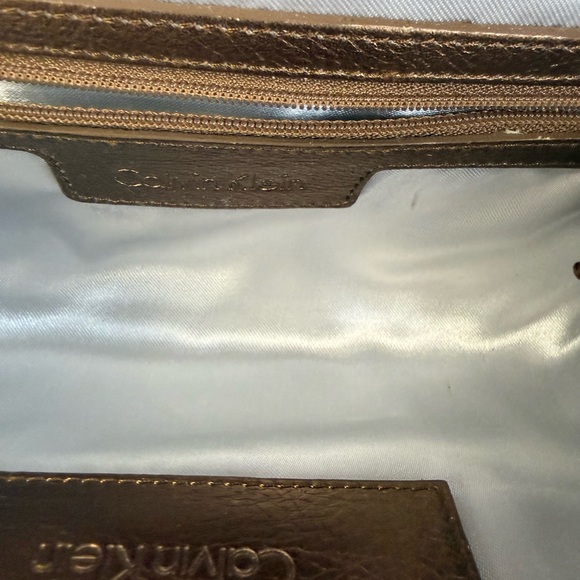 Calvin Klein Metallic Bronze Clutch - Picture 11 of 16